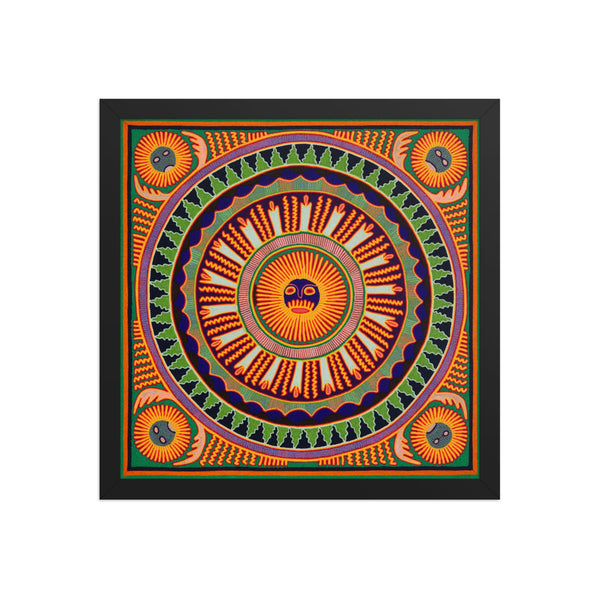 Huichol Yarn Painting Print • L - 185 - Huichol Arts