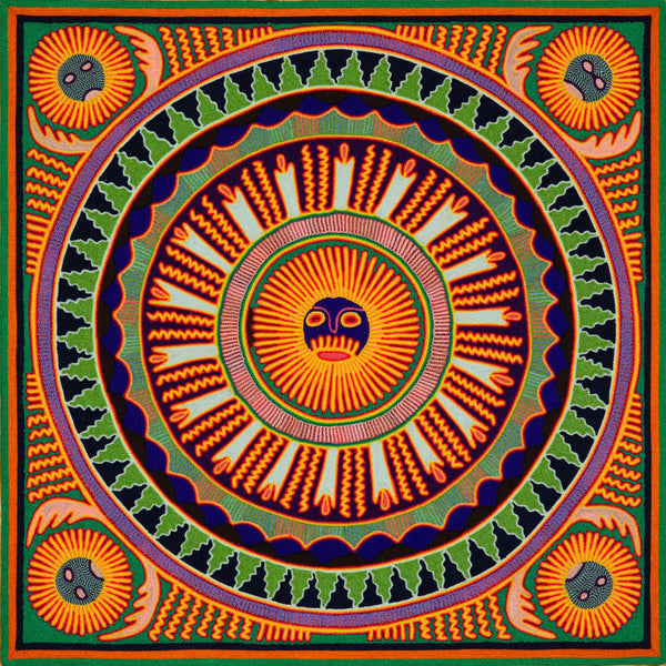 Huichol Yarn Painting Print • L - 185 - Huichol Arts
