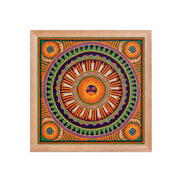 Huichol Yarn Painting Print • L - 185 - Huichol Arts