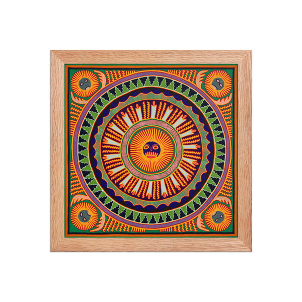 Huichol Yarn Painting Print • L - 185 - Huichol Arts
