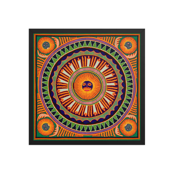 Huichol Yarn Painting Print • L - 185 - Huichol Arts