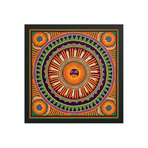 Huichol Yarn Painting Print • L - 185 - Huichol Arts