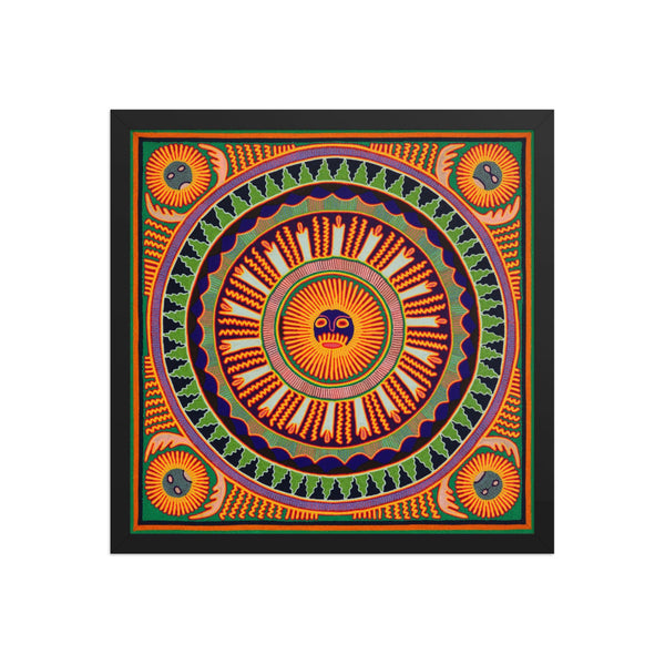 Huichol Yarn Painting Print • L - 185 - Huichol Arts
