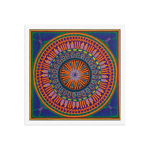 Huichol Yarn Painting Print • L - 187 - Huichol Arts