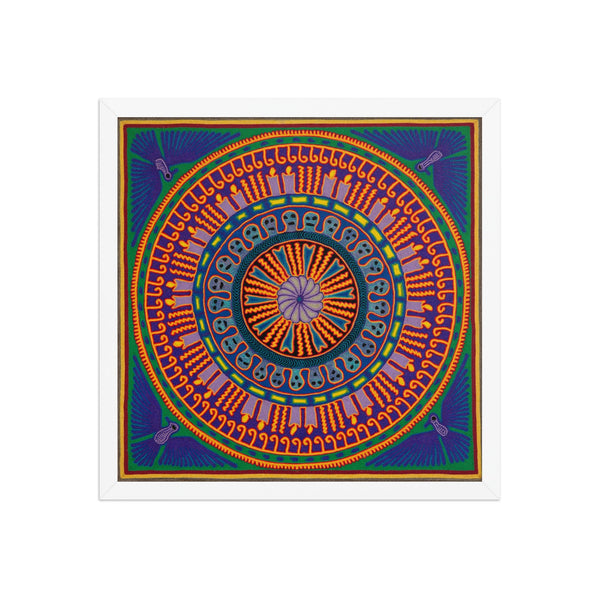 Huichol Yarn Painting Print • L - 187 - Huichol Arts