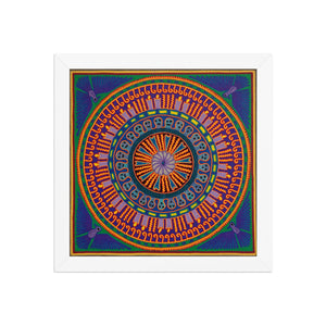 Huichol Yarn Painting Print • L - 187 - Huichol Arts