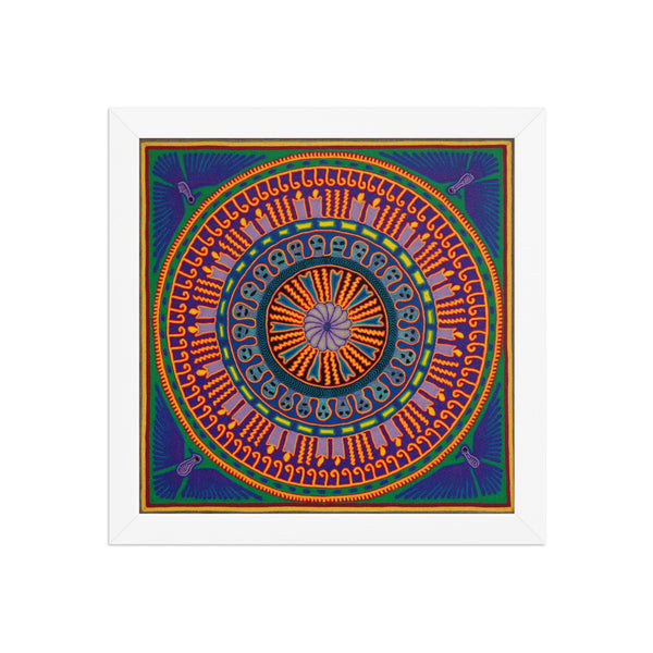 Huichol Yarn Painting Print • L - 187 - Huichol Arts