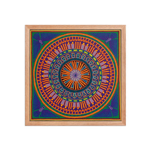 Huichol Yarn Painting Print • L - 187 - Huichol Arts