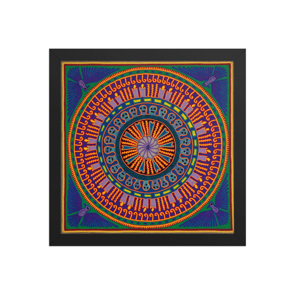 Huichol Yarn Painting Print • L - 187 - Huichol Arts