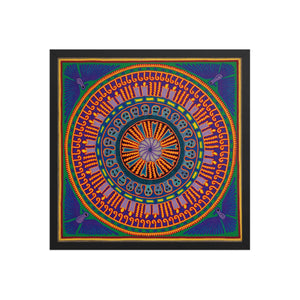 Huichol Yarn Painting Print • L - 187 - Huichol Arts