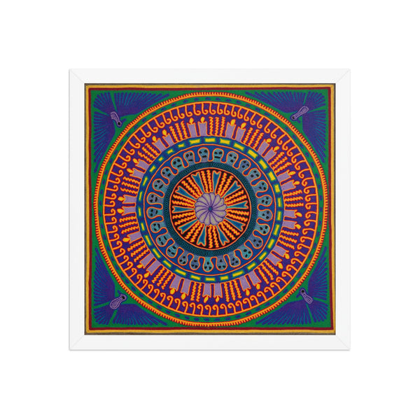 Huichol Yarn Painting Print • L - 187 - Huichol Arts