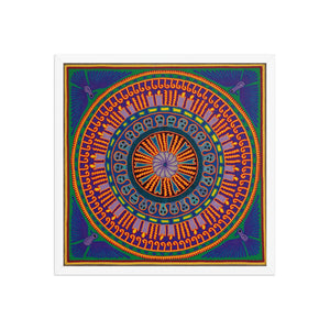Huichol Yarn Painting Print • L - 187 - Huichol Arts