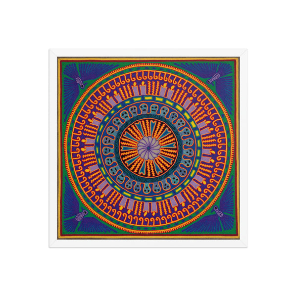 Huichol Yarn Painting Print • L - 187 - Huichol Arts