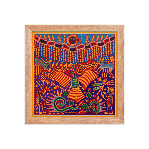Huichol Yarn Painting Print • L - 190 - Huichol Arts