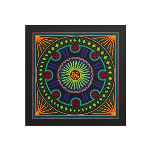 Huichol Yarn Painting Print • L - 191 - Huichol Arts