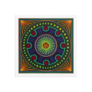 Huichol Yarn Painting Print • L - 191 - Huichol Arts