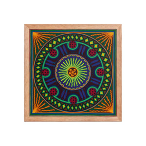 Huichol Yarn Painting Print • L - 191 - Huichol Arts