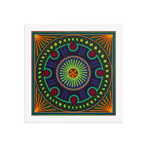 Huichol Yarn Painting Print • L - 191 - Huichol Arts