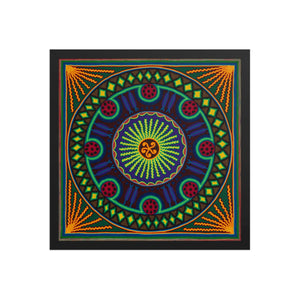Huichol Yarn Painting Print • L - 191 - Huichol Arts