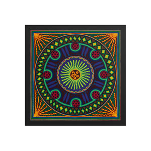 Huichol Yarn Painting Print • L - 191 - Huichol Arts