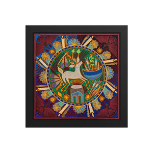 Huichol Yarn Painting Print • L - 192 - Huichol Arts