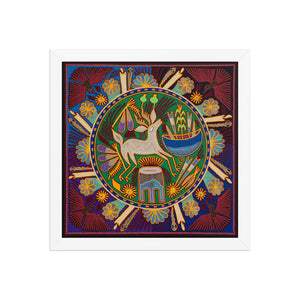 Huichol Yarn Painting Print • L - 192 - Huichol Arts