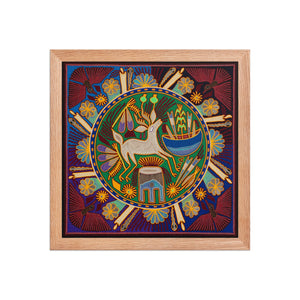 Huichol Yarn Painting Print • L - 192 - Huichol Arts