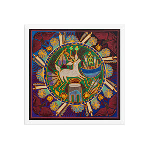 Huichol Yarn Painting Print • L - 192 - Huichol Arts