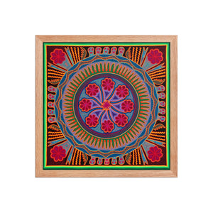 Huichol Yarn Painting Print • L - 193 - Huichol Arts