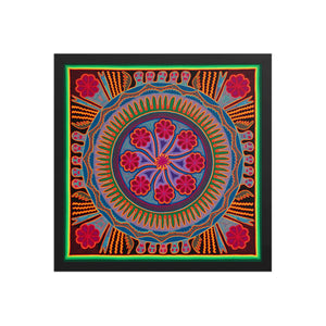 Huichol Yarn Painting Print • L - 193 - Huichol Arts