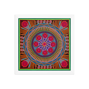 Huichol Yarn Painting Print • L - 193 - Huichol Arts