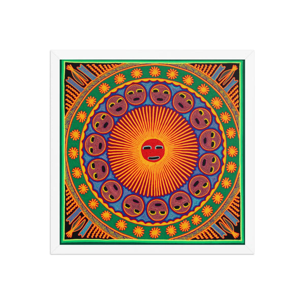 Huichol Yarn Painting Print • L - 194 - Huichol Arts