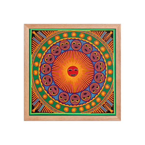 Huichol Yarn Painting Print • L - 194 - Huichol Arts