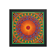 Huichol Yarn Painting Print • L - 194 - Huichol Arts