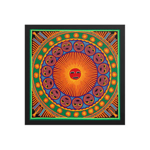 Huichol Yarn Painting Print • L - 194 - Huichol Arts