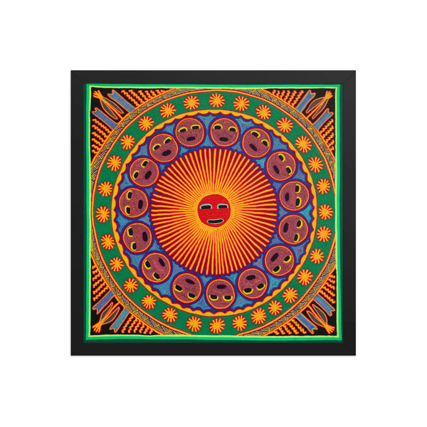 Huichol Yarn Painting Print • L - 194 - Huichol Arts