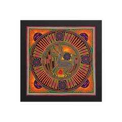 Huichol Yarn Painting Print • L - 195 - Huichol Arts