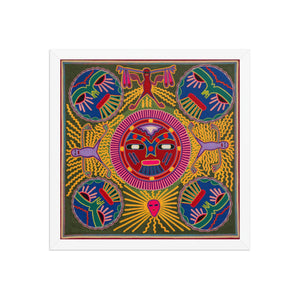 Huichol Yarn Painting Print • L - 196 - Huichol Arts