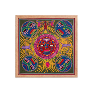 Huichol Yarn Painting Print • L - 196 - Huichol Arts