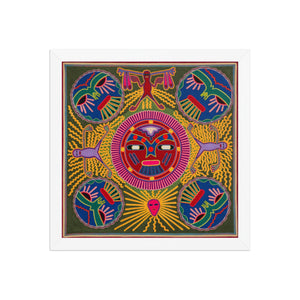 Huichol Yarn Painting Print • L - 196 - Huichol Arts