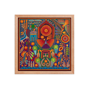 Huichol Yarn Painting Print • L - 200 - Huichol Arts