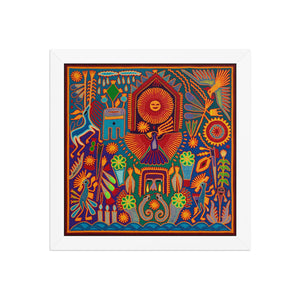 Huichol Yarn Painting Print • L - 200 - Huichol Arts