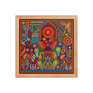 Huichol Yarn Painting Print • L - 200 - Huichol Arts