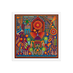 Huichol Yarn Painting Print • L - 200 - Huichol Arts