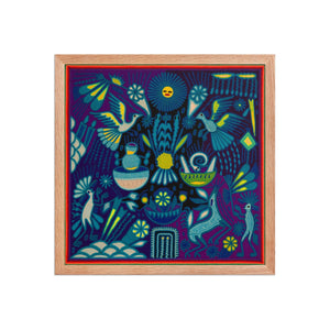 Huichol Yarn Painting Print • L - 204 - Huichol Arts