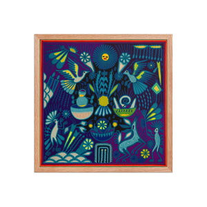 Huichol Yarn Painting Print • L - 204 - Huichol Arts