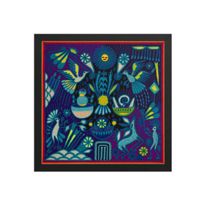 Huichol Yarn Painting Print • L - 204 - Huichol Arts