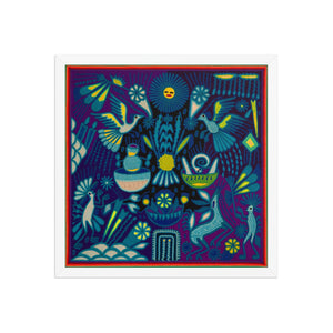 Huichol Yarn Painting Print • L - 204 - Huichol Arts