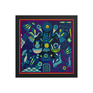 Huichol Yarn Painting Print • L - 204 - Huichol Arts