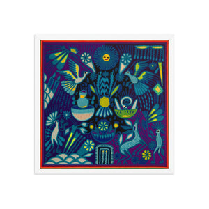 Huichol Yarn Painting Print • L - 204 - Huichol Arts